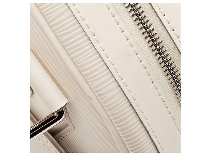 Bolsa Bowling Montaigne GM em couro Epi Louis Vuitton Branco - vista 10