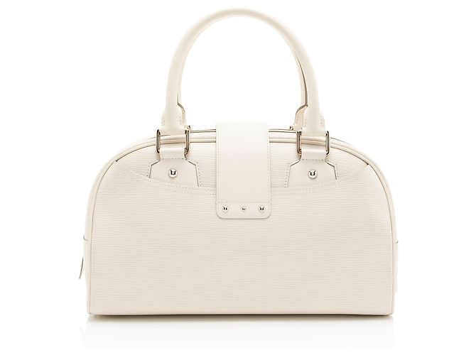 Bolsa Bowling Montaigne GM em couro Epi Louis Vuitton Branco - vista 3
