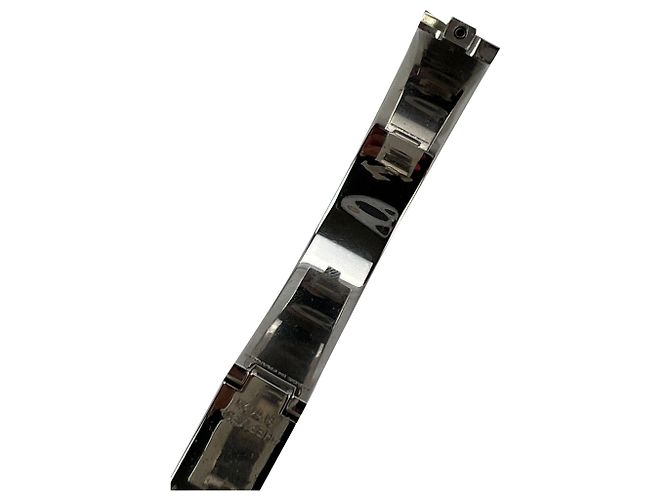 Hermès Hermes Clic H Armband Narrow Schwarz Silber-Finish - Ansicht 9