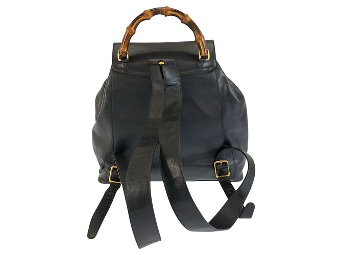 Gucci Bamboo Backpack Black - view 2