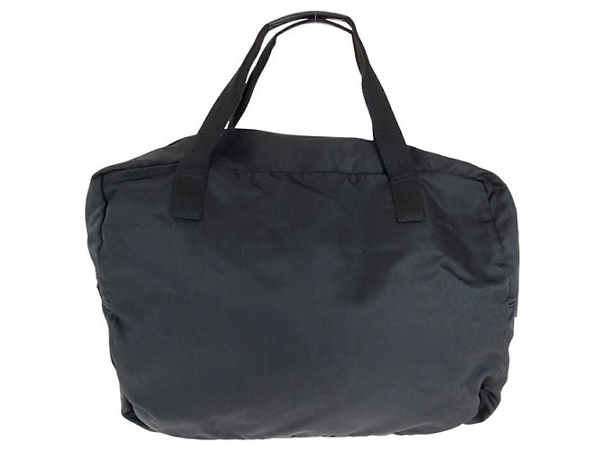 Borsa Gucci Boston in nylon nero - vista 2