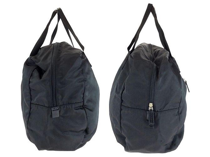 Borsa Gucci Boston in nylon nero - vista 8