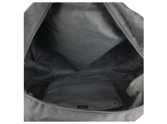 Borsa Gucci Boston in nylon nero - vista 9