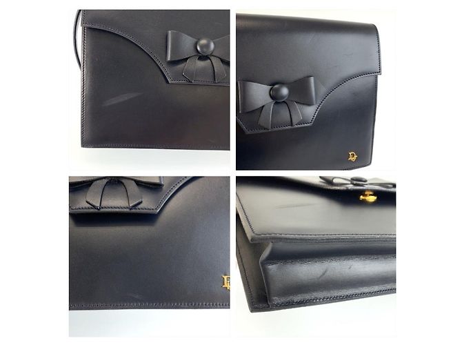 Dior Ribbon Schultertasche Blau - Ansicht 5