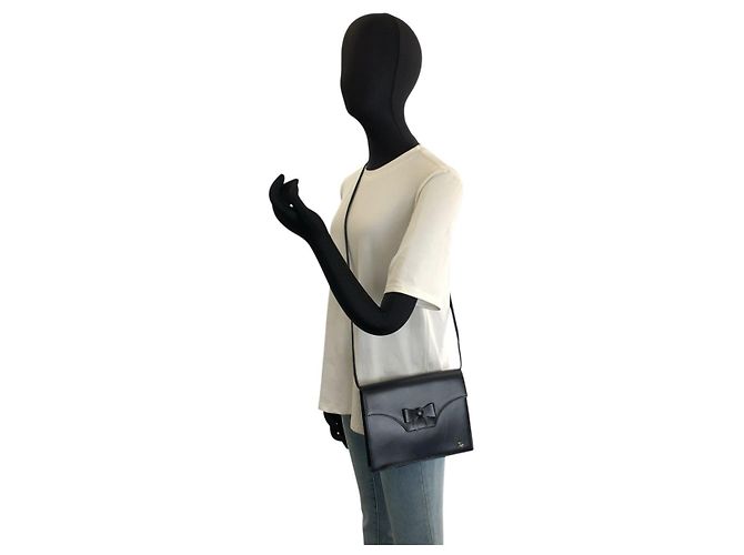 Dior Ribbon Schultertasche Blau - Ansicht 7