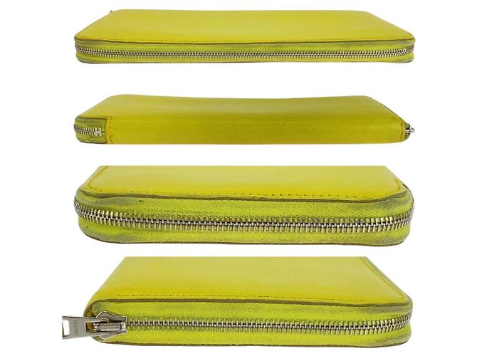 Hermès Cartera larga Hermes Azap Long Silk In Amarillo - vista 5