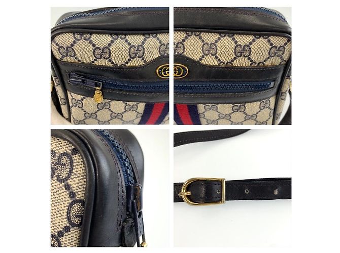 Borsa a tracolla Gucci GG Supreme Canvas Multicolore - vista 5