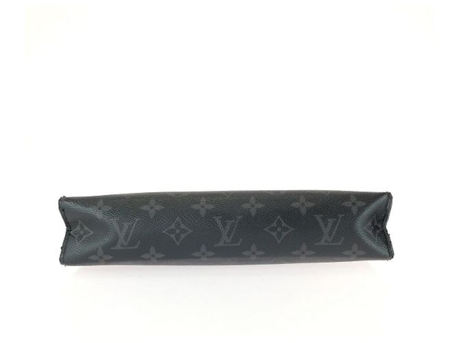 Louis Vuitton Pochette Voyage MM Monogram Eclipse Negro - vista 10