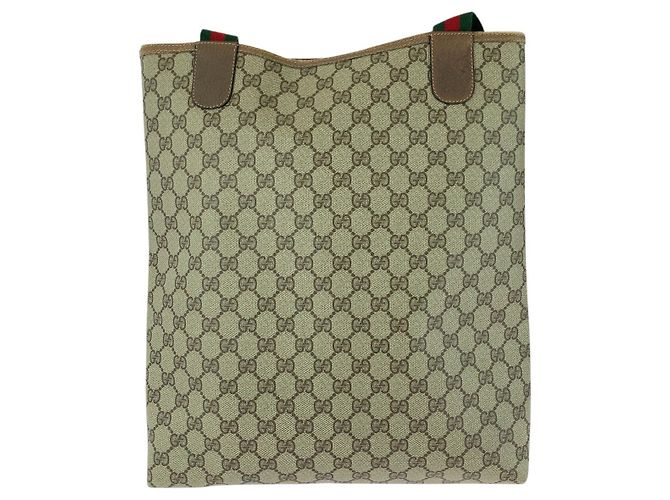 Gucci GG Supreme Tote Bag Braun Beige - Ansicht 2