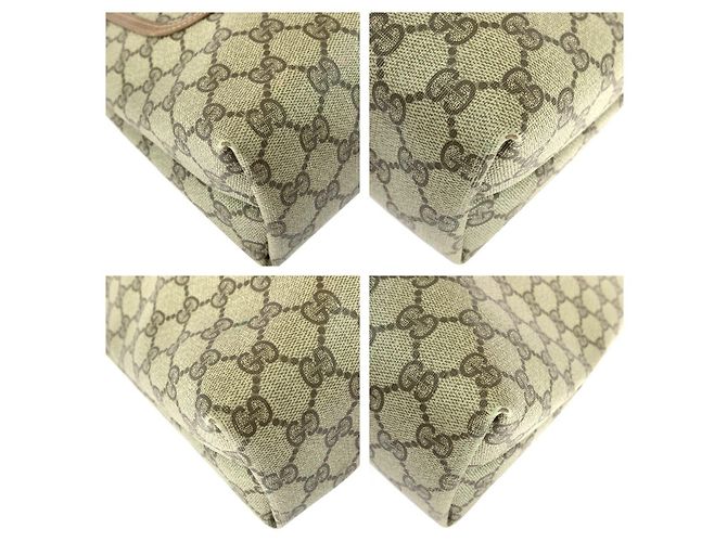 Gucci GG Supreme Tote Bag Braun Beige - Ansicht 3