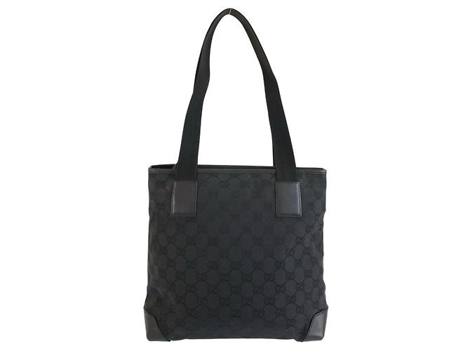 Bolso Tote Gucci GG Canvas Negro - vista 2