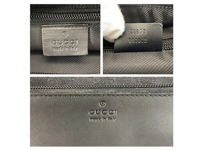 Bolso Tote Gucci GG Canvas Negro - vista 3