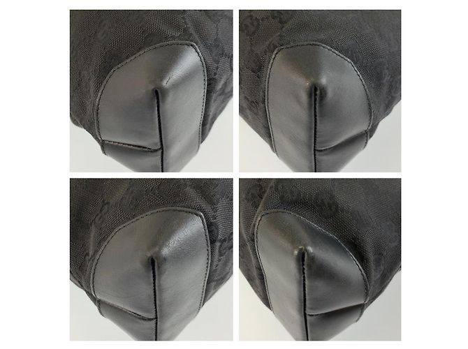 Bolso Tote Gucci GG Canvas Negro - vista 4
