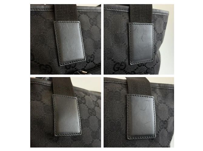 Bolso Tote Gucci GG Canvas Negro - vista 5