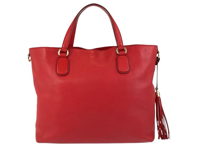 Bolsa tote Gucci Soho vermelha Vermelho - vista 2