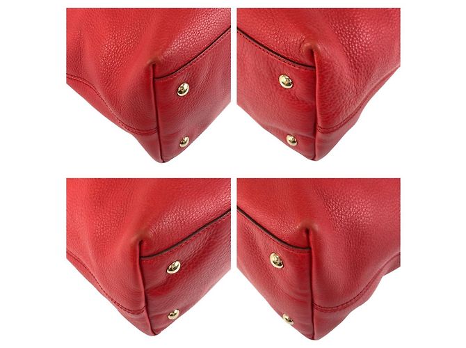 Bolsa tote Gucci Soho vermelha Vermelho - vista 3