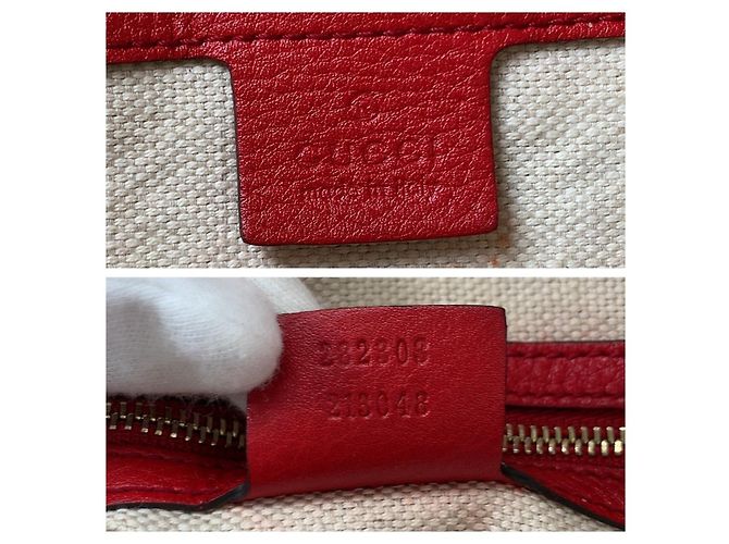 Bolsa tote Gucci Soho vermelha Vermelho - vista 4