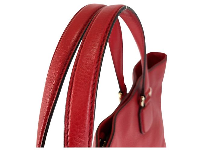 Bolsa tote Gucci Soho vermelha Vermelho - vista 8