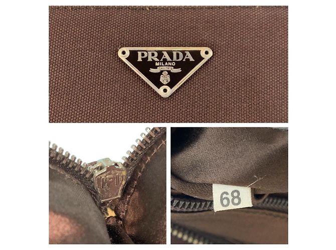 Borsa Tote Prada Triangle Logo Multicolore - vista 4