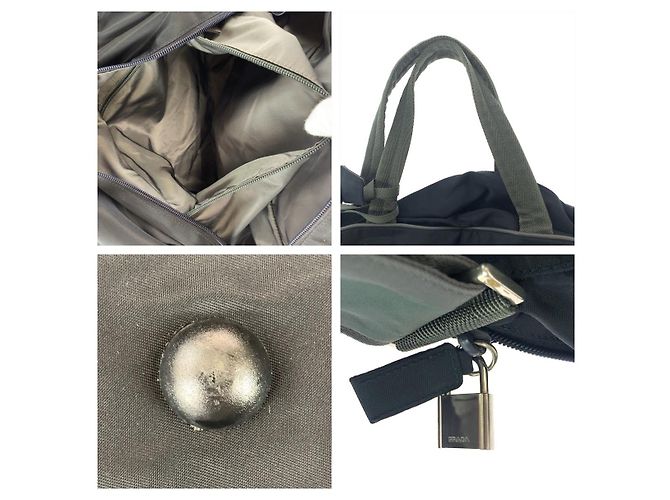 Sac Boston Prada Sports Noir - vue 8