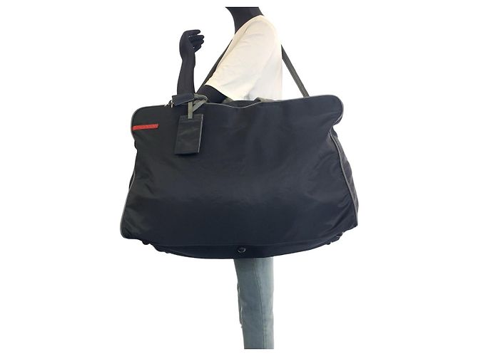 Sac Boston Prada Sports Noir - vue 9