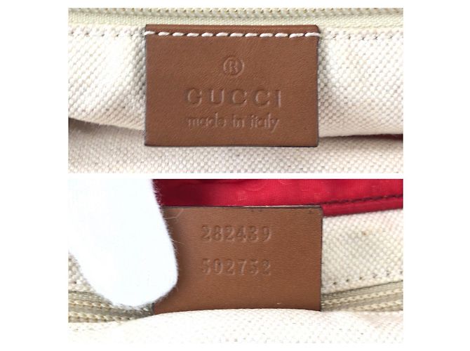 Borsa Tote Gucci GG Nylon 282439 Multicolore - vista 4