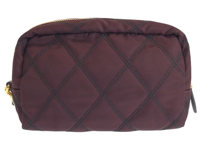 Beauty case Prada Tessuto Marrone - vista 2