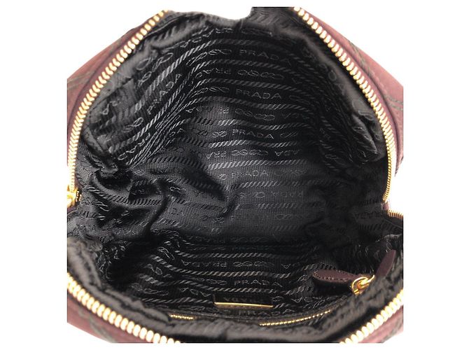 Beauty case Prada Tessuto Marrone - vista 6
