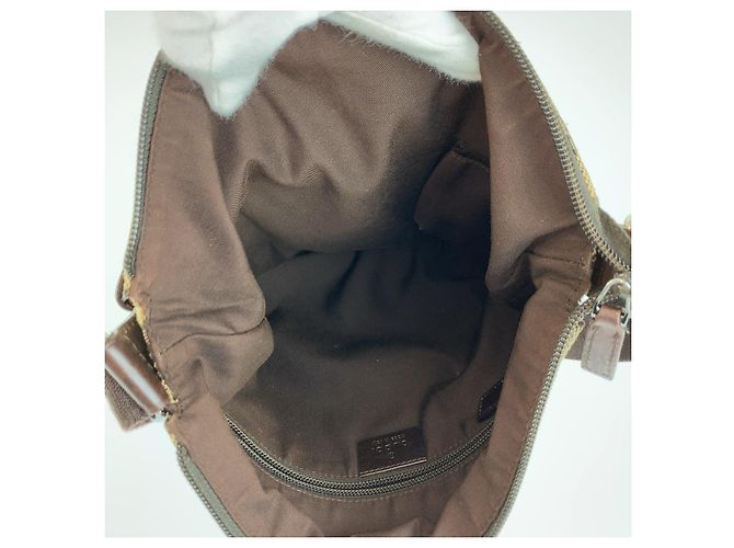 Borsa a tracolla Gucci GG Canvas Marrone Beige - vista 9