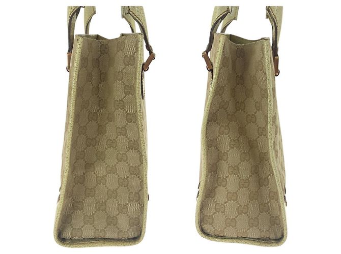 Tote Gucci in tela GG con borchie Marrone Beige - vista 8