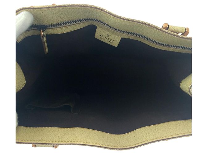 Tote Gucci in tela GG con borchie Marrone Beige - vista 9