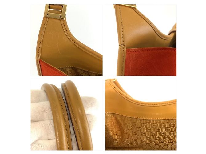 Borsa Gucci Jackie Arancione in Suede - vista 5