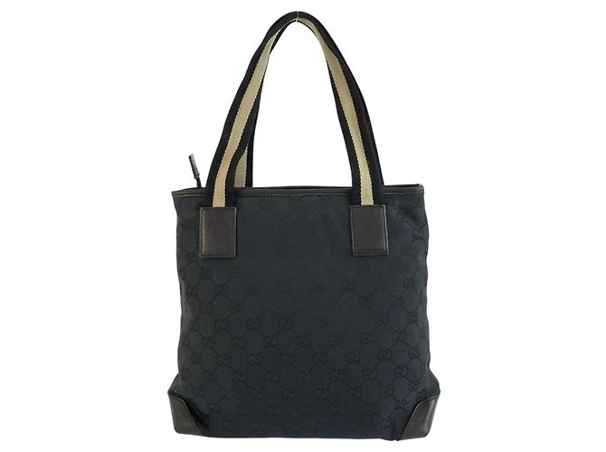 Bolso Tote Gucci GG Canvas Negro - vista 2
