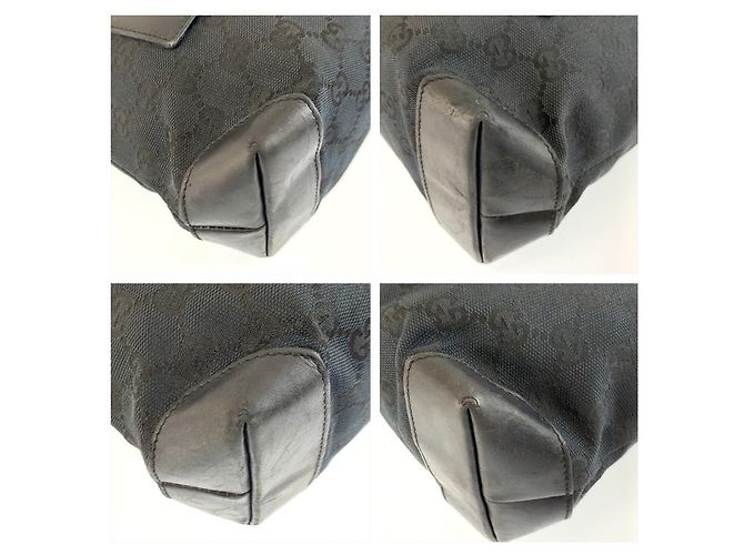 Bolso Tote Gucci GG Canvas Negro - vista 4