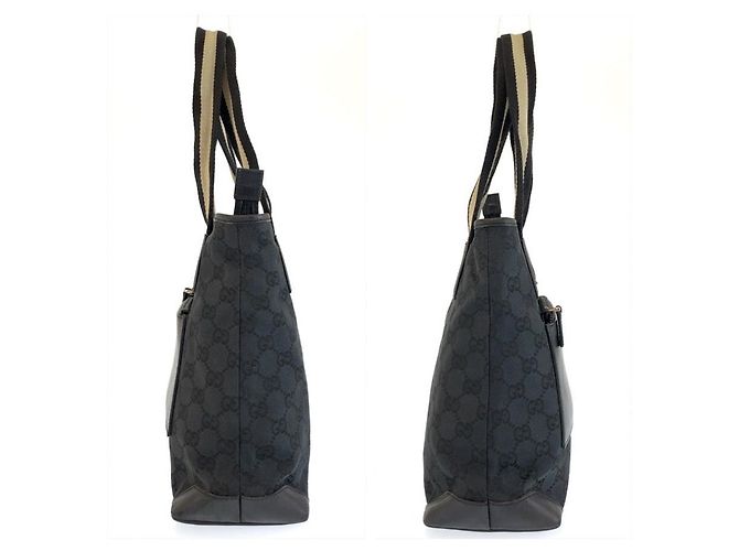 Bolso Tote Gucci GG Canvas Negro - vista 7