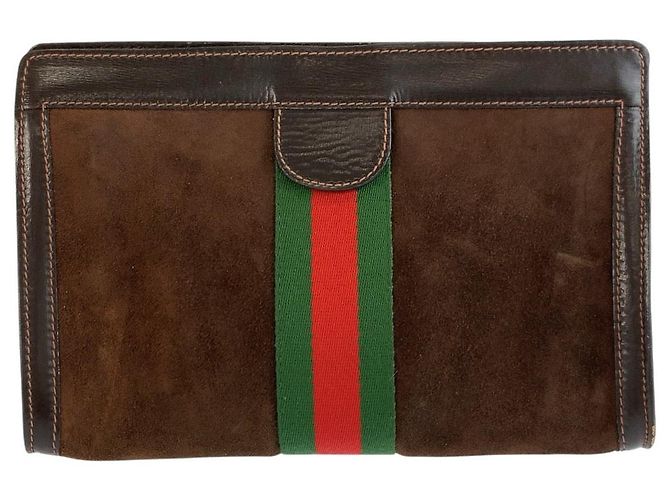 Bolso de mano Gucci Shelley Line Castaño - vista 2