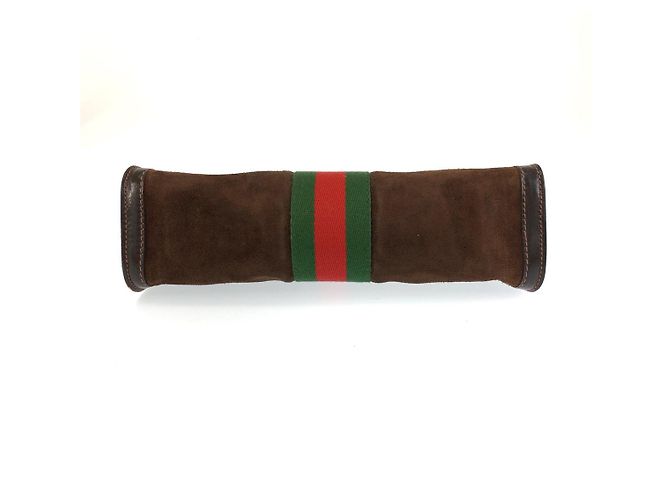 Bolso de mano Gucci Shelley Line Castaño - vista 9