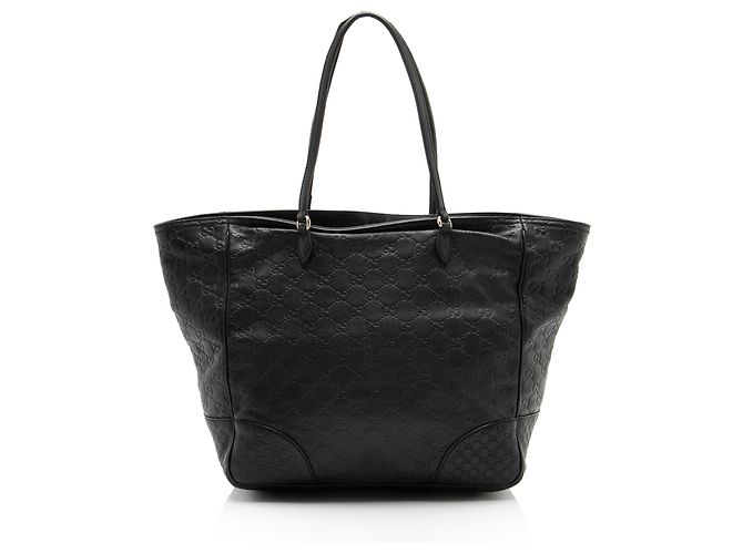 Gucci Guccissima Leather Bree Zip Medium Tote - FINAL SALE Schwarz - Ansicht 3