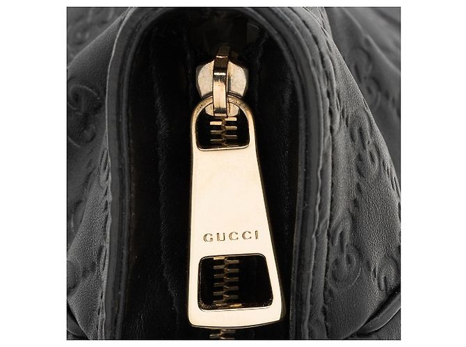 Gucci Guccissima Leather Bree Zip Medium Tote - FINAL SALE Schwarz - Ansicht 9