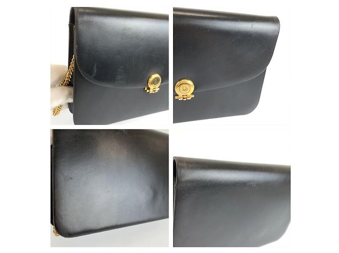 Dior Schultertasche mit Kette Schwarz - Ansicht 5