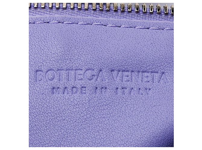 Bottega Veneta Mini Borsa Double Knot in pelle di vitello Porpora - vista 7