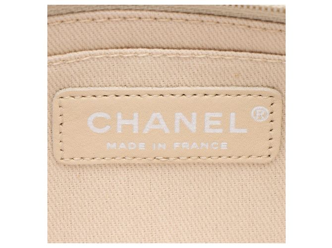 Gabrielle Chanel Calfskin Diagonal CC Flap Shoulder Bag Grey - view 8