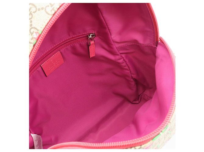 Zaino per bambini Gucci GG Supreme Stampa Rose Multicolore - vista 8
