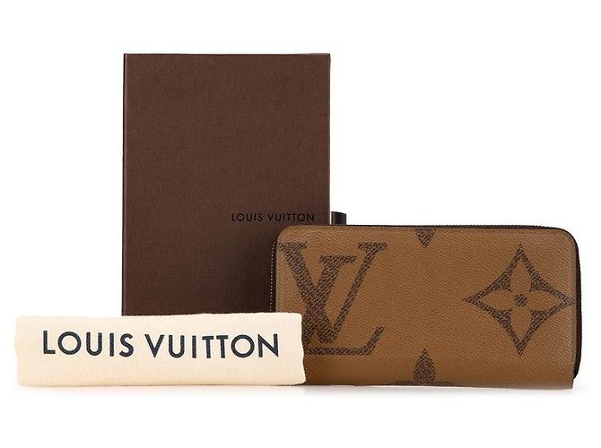 Louis Vuitton Zippy Wallet Monogram Giant Reverse M69353 Marron - vue 7