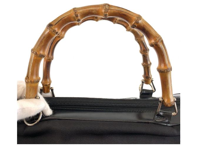 Bolso Gucci Bamboo 2way Negro - vista 8