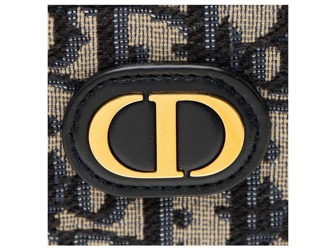 Autre Marque Dior Oblique 30 Montaigne Box Top Handle Azul - vista 10