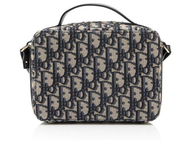 Autre Marque Dior Oblique 30 Montaigne Box Top Handle Azul - vista 3
