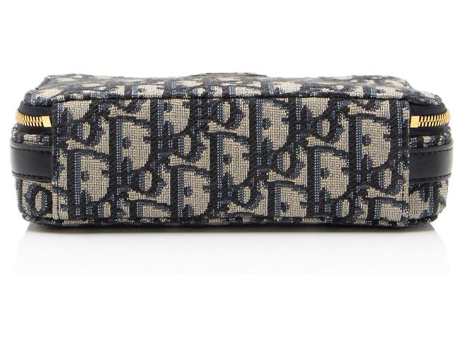 Autre Marque Dior Oblique 30 Montaigne Box Top Handle Azul - vista 4