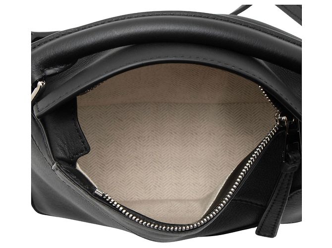 Bolsa Mini Puzzle Edge em pele de vitelo Loewe Preto - vista 7
