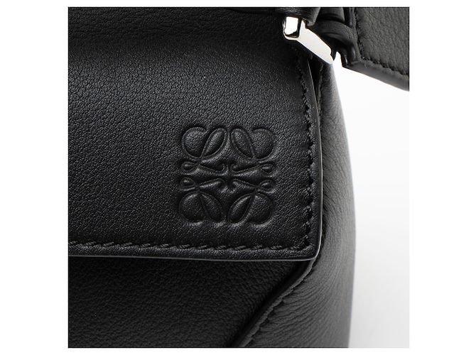Bolsa Mini Puzzle Edge em pele de vitelo Loewe Preto - vista 9